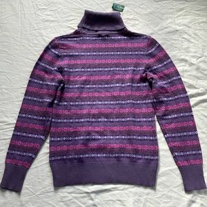 Patterned Turtleneck - L.LBean